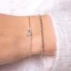 Armband bedeltje zilver