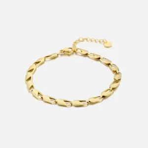 Armband classic schakel goud