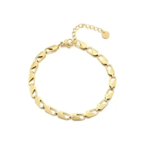 Armband classic schakel goud