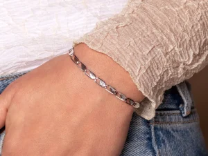 Armband classic schakel zilver