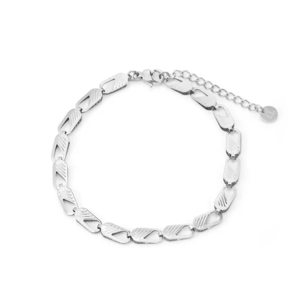 Armband classic schakel zilver