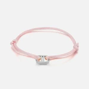 Armband connected roze/zilver