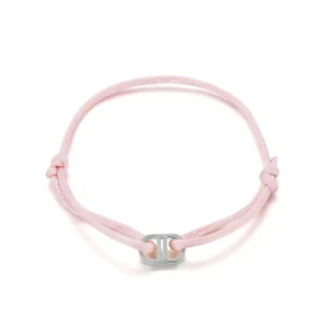 Armband connected roze/zilver