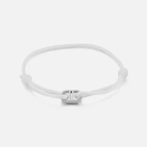 Armband connected wit/zilver