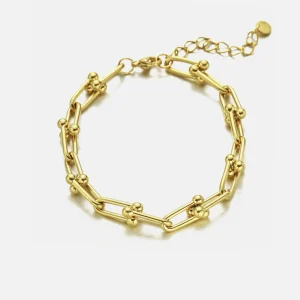 Armband lux link goud