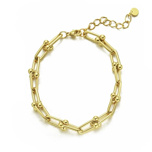 Armband lux link goud