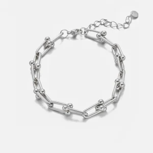 Armband lux link zilver