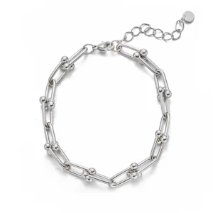 Armband lux link zilver