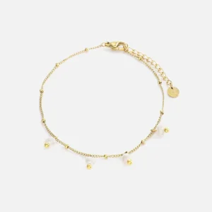 Armband parels goud