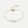 Armband single parel goud