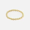 Armband stretch bolletjes goud