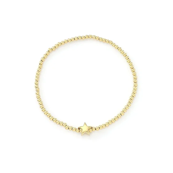 Armband stretch ster goud