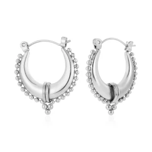 Bali breeze oorbellen zilver