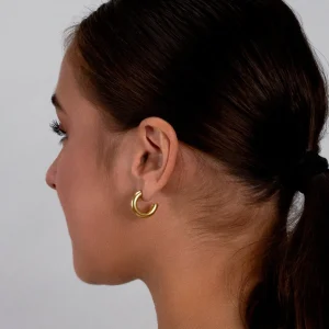 Basic creolen 23mm goud