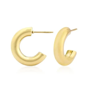 Basic creolen 23mm goud