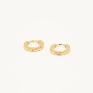 Basic creool oorbellen klein goud