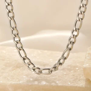 Basic ketting 7mm zilver