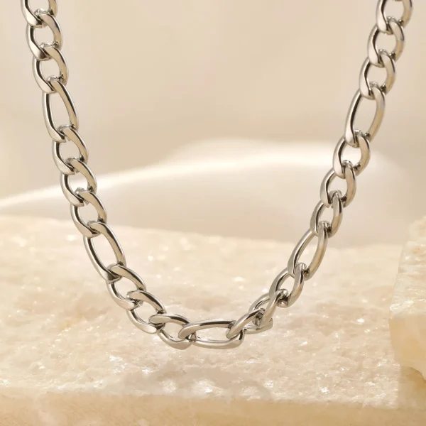 Basic ketting 7mm zilver