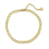 Basic schakelarmband goud