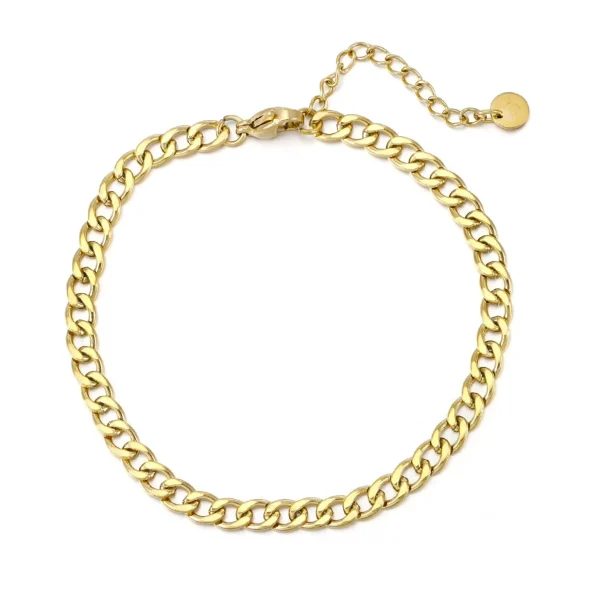 Basic schakelarmband goud