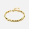 Chunky gedraaid armband goud