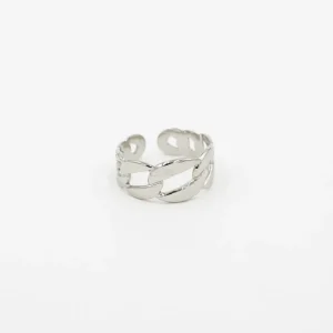 Chunky ring zilver