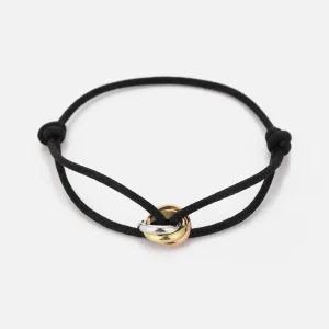 Connected armband trinity goud