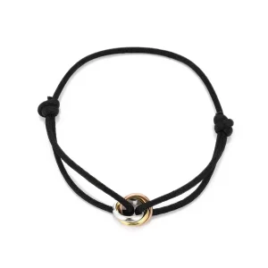 Connected armband trinity goud