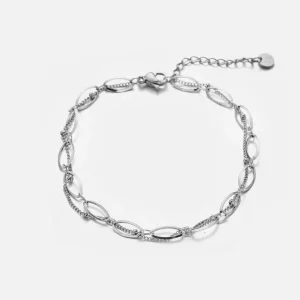 DYO Armband tweelaags zilver