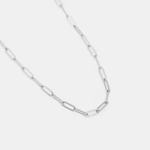 DYO Ketting paperclip zilver