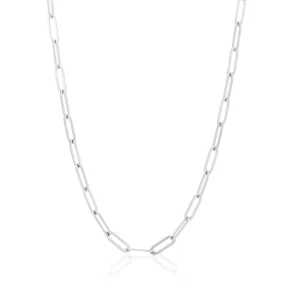 DYO Ketting paperclip zilver