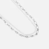 DYO Ketting tweelaags plat zilver