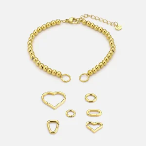 DYO Premium bolletjes armband goud