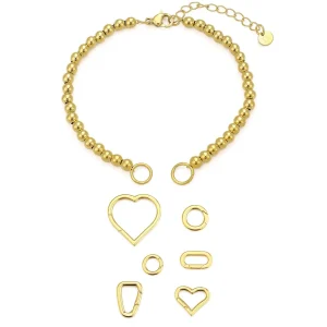 DYO Premium bolletjes armband goud