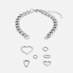 DYO Premium cuban armband zilver