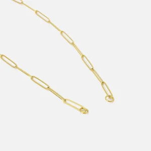 DYO premium paperclip ketting groot goud