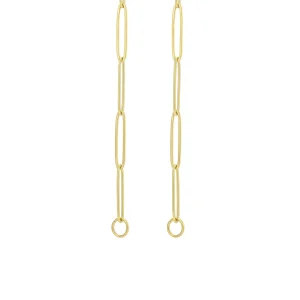 DYO premium paperclip ketting groot goud