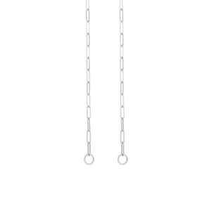 DYO premium paperclip ketting zilver