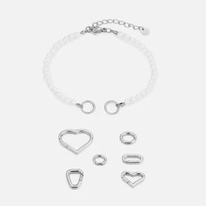 DYO Premium parel armband zilver