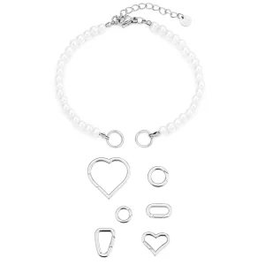 DYO Premium parel armband zilver