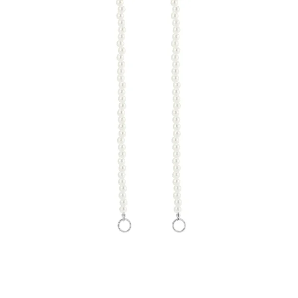 DYO premium parel ketting zilver