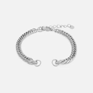 DYO Premium schakel armband zilver