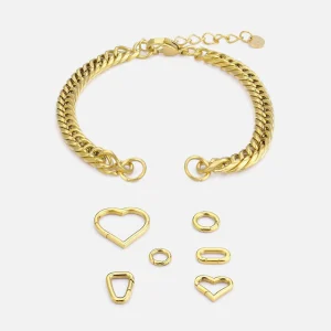 DYO Premium schakel armband goud