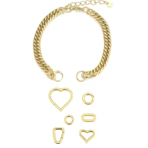 DYO Premium schakel armband goud