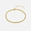 Enkelband Chunky 3mm goud