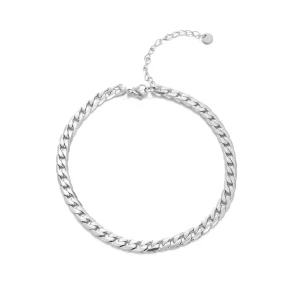 Enkelband fancy basic zilver