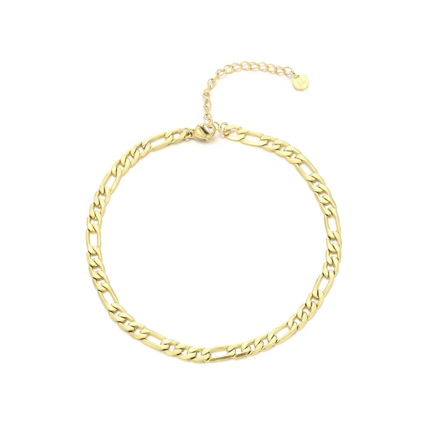 enkelband_figaro_fancy_go_1.webp Enkelband figaro fancy goud