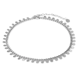 Enkelband muntjes zilver