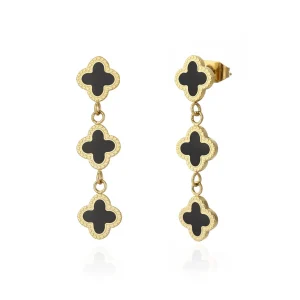 Hangende klavers goud/zwart