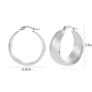 Hoops breed zilver
